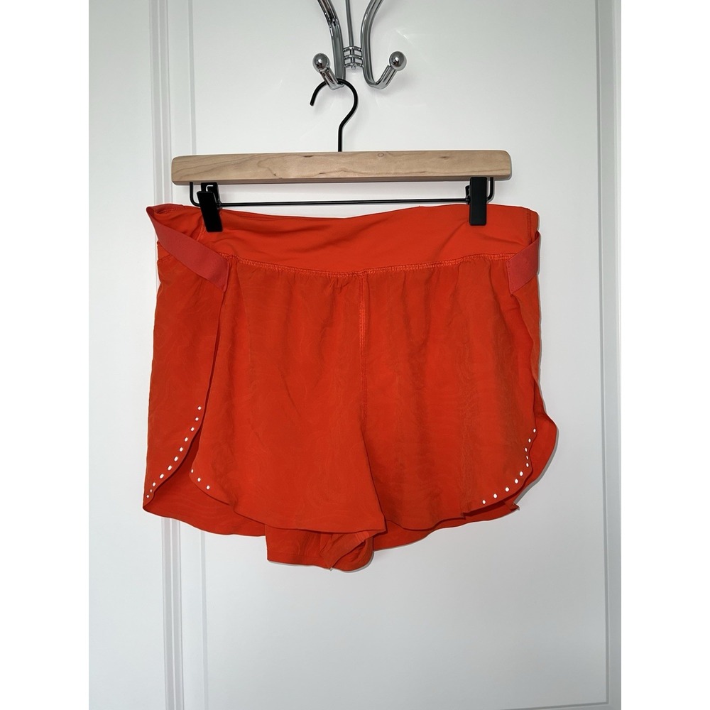 Women's‎ Lululemon Fast Free High Rise Short 2" Airflow ISEO/SLRO Orange Sz 10